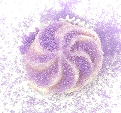 Ultimate Baker Natural Sanding Sugar - Fine Crystal (Pastel Lavender, 3oz)
