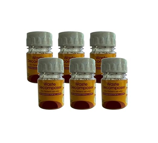 Nature Friend Organic Waste Decomposer Made by Using NCOF Ghaziabad Technology -Pack of 6