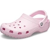 Crocs Men's and Women's Classic Clog, Ballerina Pink, 12 Women/10 Men