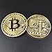 YaaNBit M1N1NG19 2PCs Gold Plated Bitcoins | HODL Cryptocurrency | Limited Edition BTC Crypto Coins Mining | Unique Gifts for Adults/Funny Gift