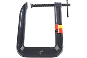 Deep Throat C Clamp Heavy Duty Woodworking Reinforced Frame Steel Clamp for Furniture Making DIY Carpentry Projects(Clamping 