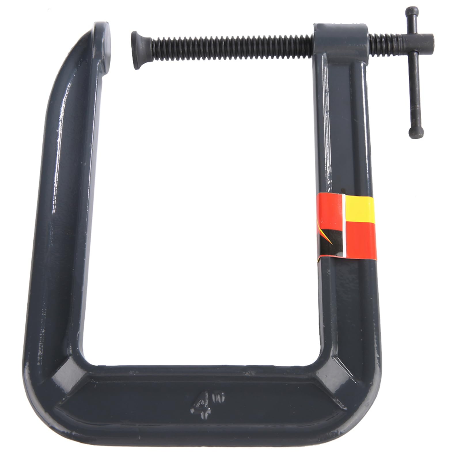 Dioche C Clamp, Deep Throat G Clamp, Heavy Duty G Type Woodworking C Clamp DIY Carpentry Clamping Device(100,185mm) — image 1