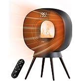 SOTHING Space Heater Humidifier Combo - Star 3-in-1 Electric Heaters for Indoor Use, Humidifier with Flame Light, Aesthetic D