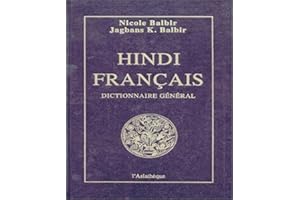 Dictionnaire g��n��ral hindi-fran?ais