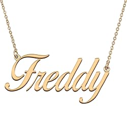 HUAN XUN Customized Custom Simple Any Name Necklace