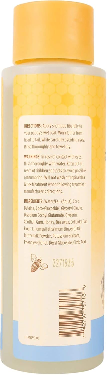Burts Bees Tearless 2 in 1 Shampoo and Conditioner for Puppies with Buttermilk & Linseed Oil, 473ml, white - Image 3