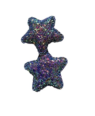 Vikson International 2pc Cute Girls Shiny Blue Sequence Princess