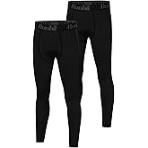 Runhit Boys Compression Leggings,Youth Athletic Tights Basketball Compression Pants,Boys Base Layer Pants Sports Legging