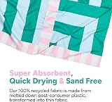 Dock & Bay Beach Towel Pastel Pier Large 160x90cm Quick Dry Sand Free view 3