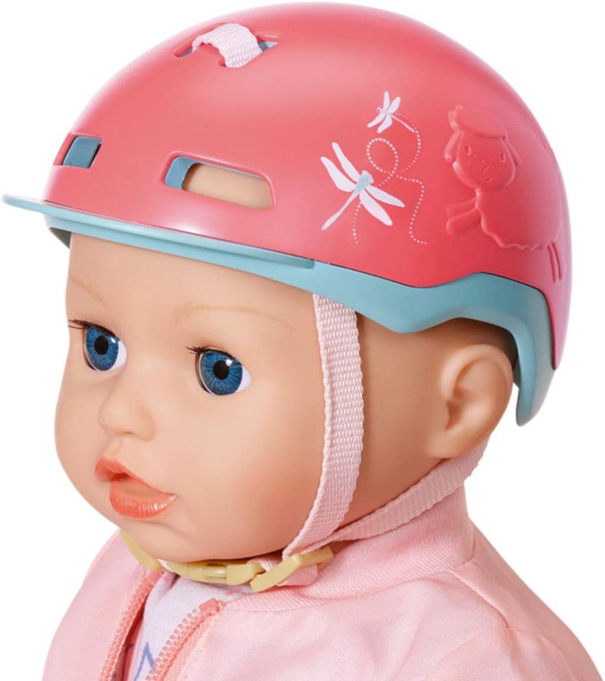 Baby Annabell Zapf Creation Active Bicycle Helmet for 43 cm Doll, Keeps Doll Safe - Image 3
