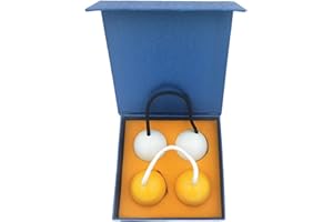 Crovakeu 2 Pairs Wooden Shakers Kashaka, Hand Percussion Rhythm Balls with Natural Sand Sound, Multipurpose Musical Instrumen