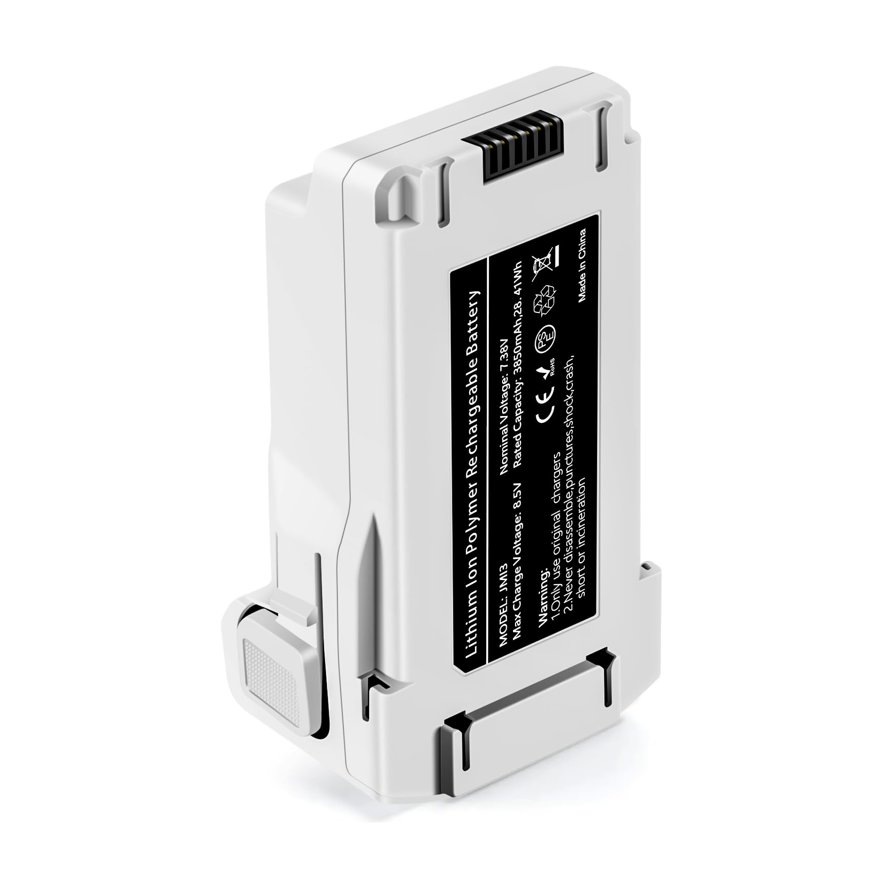 PoweLyt Mini 3 Series Intelligent Flight Battery 1 Pack 7.38V 3850mAh Upgraded Drone Battery (51 Mins Max Flight Time) Fully Compatible with DJI Mini 4 Pro/3 Pro/3 Drone