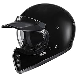 HJC V60 Men's Cruiser Motorcycle Helmet - Black