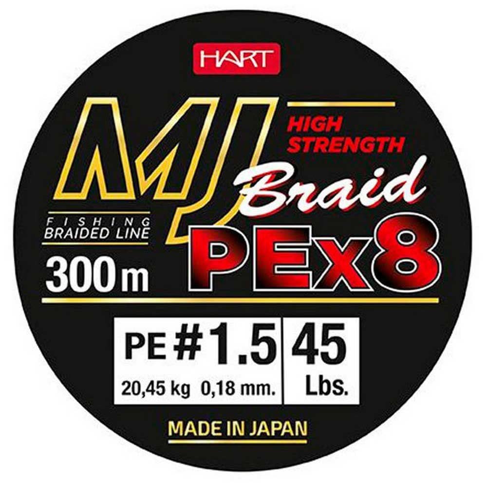 B/300m HART MJ Braid Multicolor 0,35mm