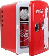 Koolatron Coca Cola Mini Fridge 4L 6 Can Desk Top Red AC DC Portable view 8