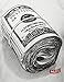 URBANCREWS Mens Hipster Hip Hop Roll of Money T-shirt WHITE MEDIUM
