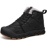 FANSITE Boys Snow Boots Winter Waterproof Slip Resistant Cold Weather Shoes（Little Kid/Big Kid