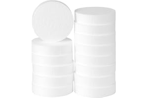 YURN Craft 14-Pack 3 Inch Foam Circles, 1" Thick, Round Foam Discs for DIY Projects, Cakes Decorations, Sculpture, Modeling, Arts and Crafts Supplies. 3×3×1 inch