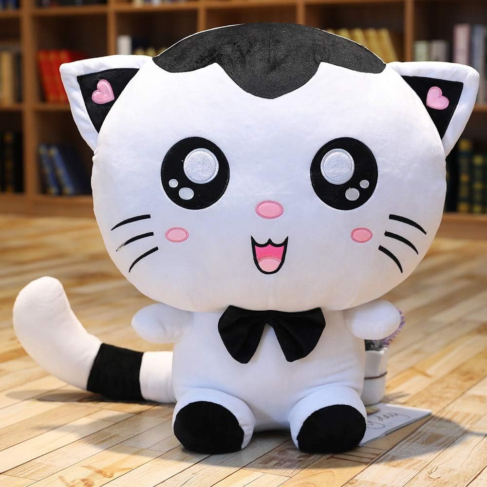 Amazon Co Jp 65 100cm巨大な大きな顔かわいい猫ぬいぐるみ枕かわいいぬいぐるみ猫ホーム赤ちゃん眠っているおもちゃ子供の誕生日プレゼント65cm3 ホーム キッチン