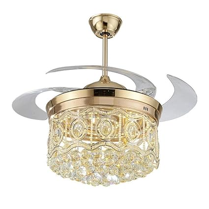 Tiptonlight Euramerican Classic Invisible Ceiling Fan With Light