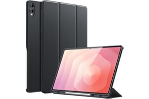 JETech Case for Samsung Galaxy Tab S11 Ultra with S Pen Holder, Soft TPU Tri-Fold Stand Protective Tablet Cover, Auto Wake/Sl