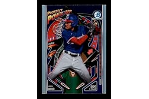 TOPPS 2024 Bowman Prospect Power-Up #PP-14 James Wood Washington Nationals RC Rookie Official MLB Baseball Trading Card