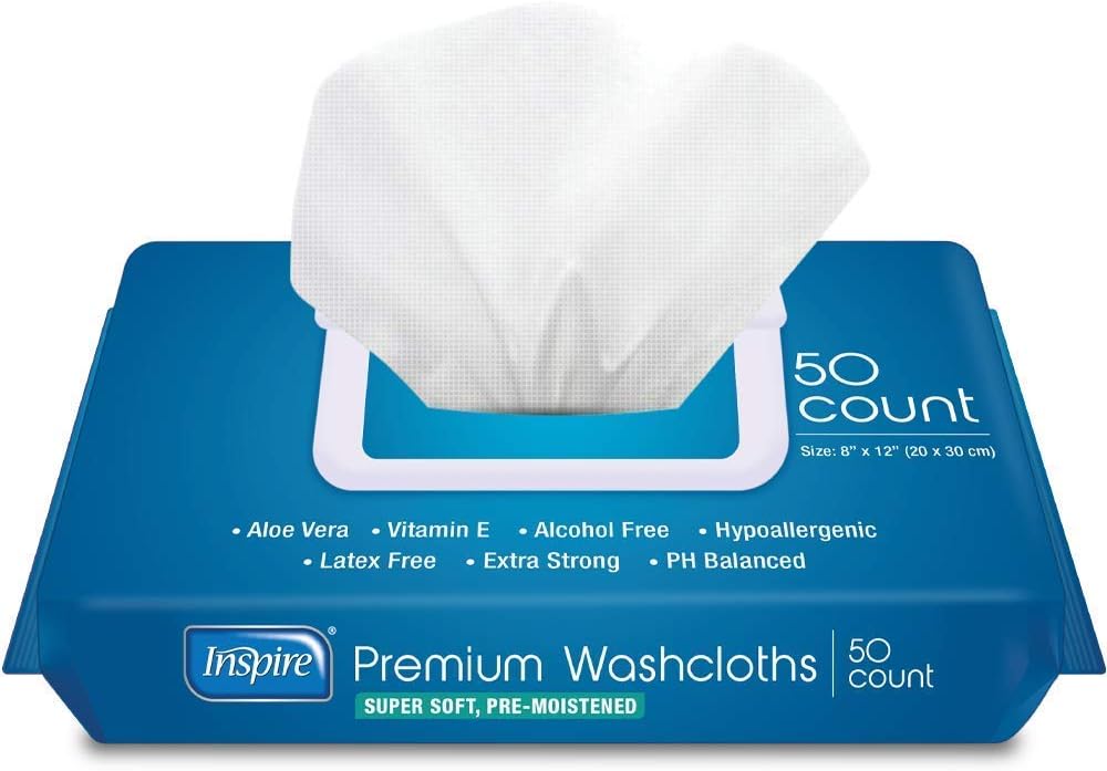 Adult Wet Wipes | Adult Wash Cloths Extra Large, Adult Wipes for Incontinence & Cleansing, 8"x12", 200 Count …: Health & Personal Care