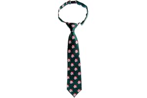 Retreez Christmas Happy Snowman Woven Pre-tied Boy's Tie