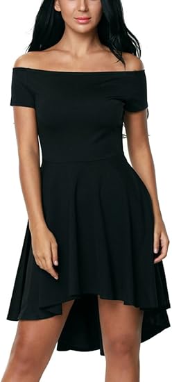 black skater dress homecoming