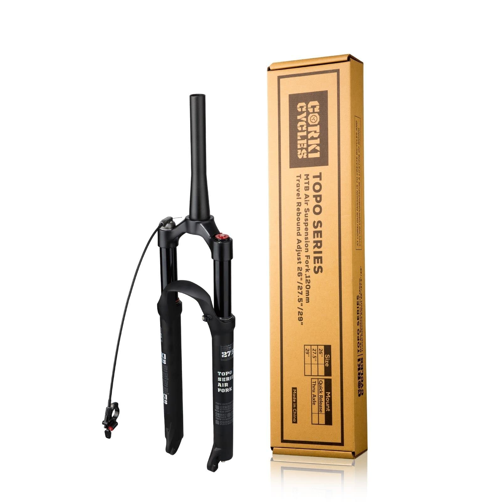 corki Cycles Mountain Bike Air Suspension Fork
