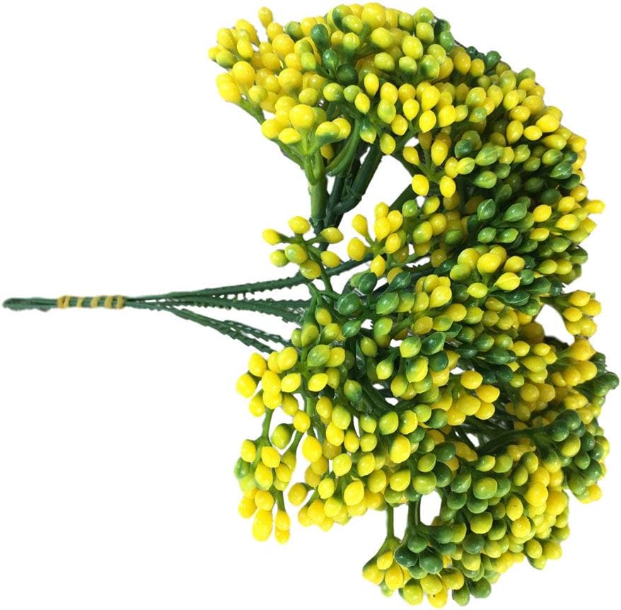 Amazon.de: Busirde Künstlicher Strauß mit grünen Blättern, künstlicher