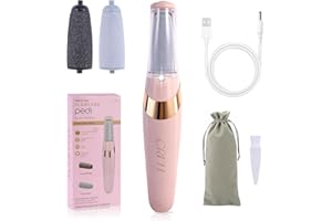 CRFH Pedicure Tool, Foot Callus Remover, Electric Pedicure Set, Foot Care, Removes Rough Dead Skin on The Feet, Making Your Feet Smooth. (Pink)