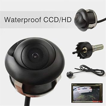 Rabusion Hd Camera De Recul Ccd Rotative A 360 Pour Voiture Avant Lateral Arriere Amazon Fr High Tech