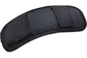 SOGOYFLA Soft Shoulder Strap Pad, Breathable & Removable Backpack Strap Pads for Bag Strap（1PCS-Black）
