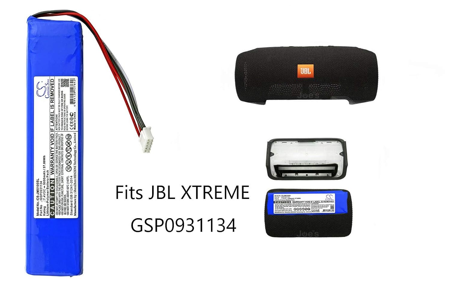 cameron sino battery for jbl xtreme