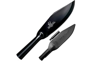 Cold Steel Bushman Series Fixed Blade Survival Knife with Hollow Plastic Handle, Fire Starter and Sheath - Great for Camping,