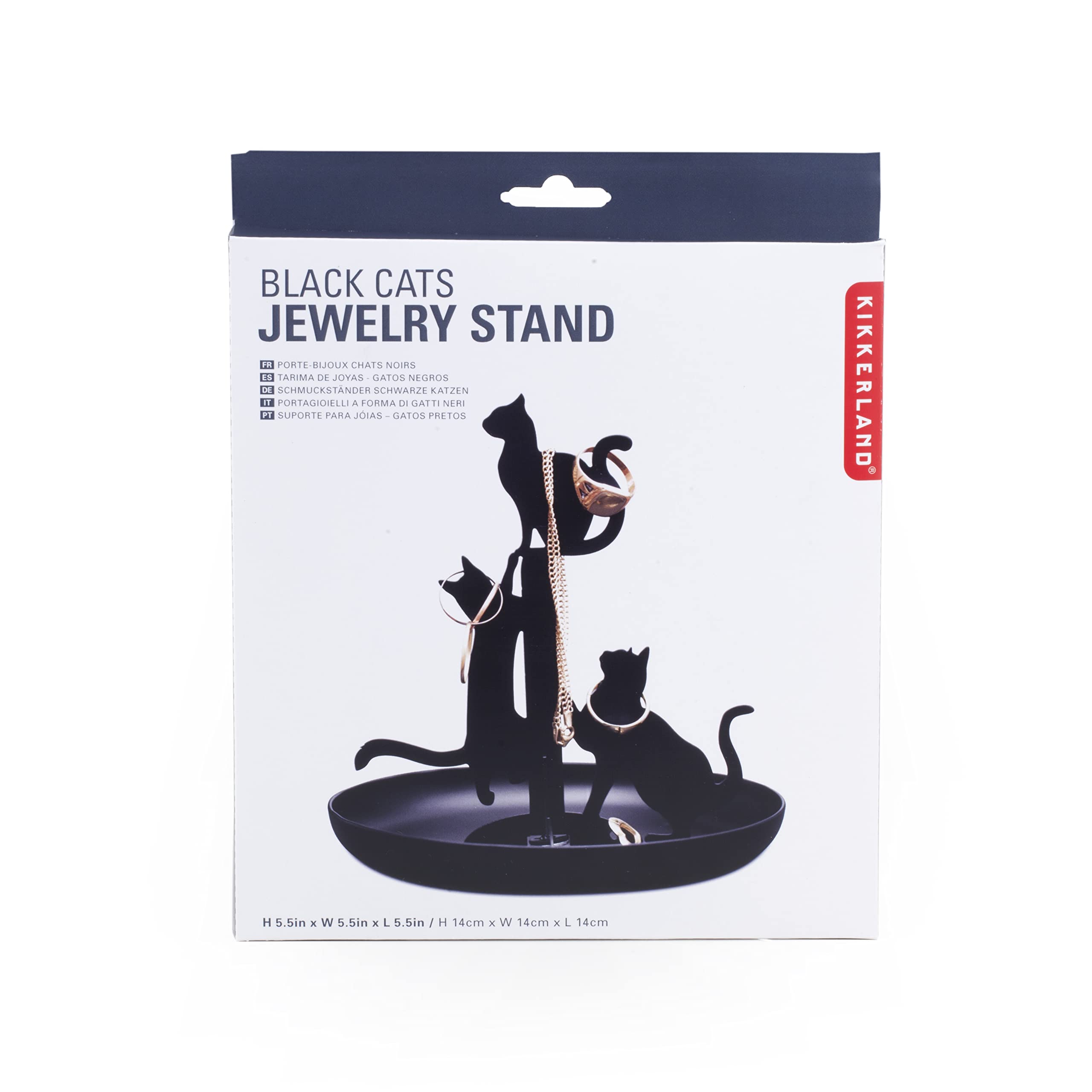 KIKKERLAND 2454140031 – Jewellery Box Cats