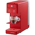 Illy Y3.3 Espresso Machine, Single Serve Coffee Machine for IperEspresso Capsules, Single Cup Espresso Maker (Red)