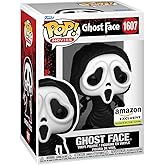 Funko POP! Movies: Ghostface - Glow in the Dark - Amazon Exclusive | Official Horror Merch - Collectable Vinyl Figurine for Shelf Display - Birthday Gift Idea for Fans and Collectors
