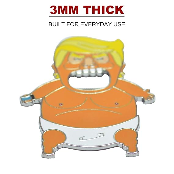 Trump Baby - Abridor de botellas con forma de globo: Amazon.es: Hogar