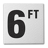 Ceramic Swimming Pool Deck Depth Marker 