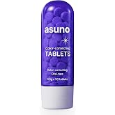 Asuno Color Correcting Oral Care Tablets for Fresh Breath | 30 Count, Color-Correcting, Fresh Breath