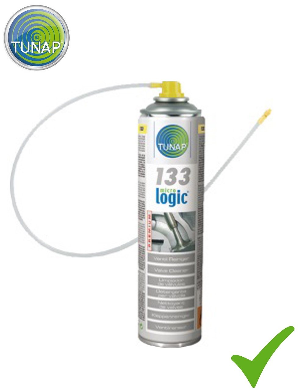 Tunap Micrologic Premium 133 Valve Cleaner Petrol Valve Cleaner 400 ml