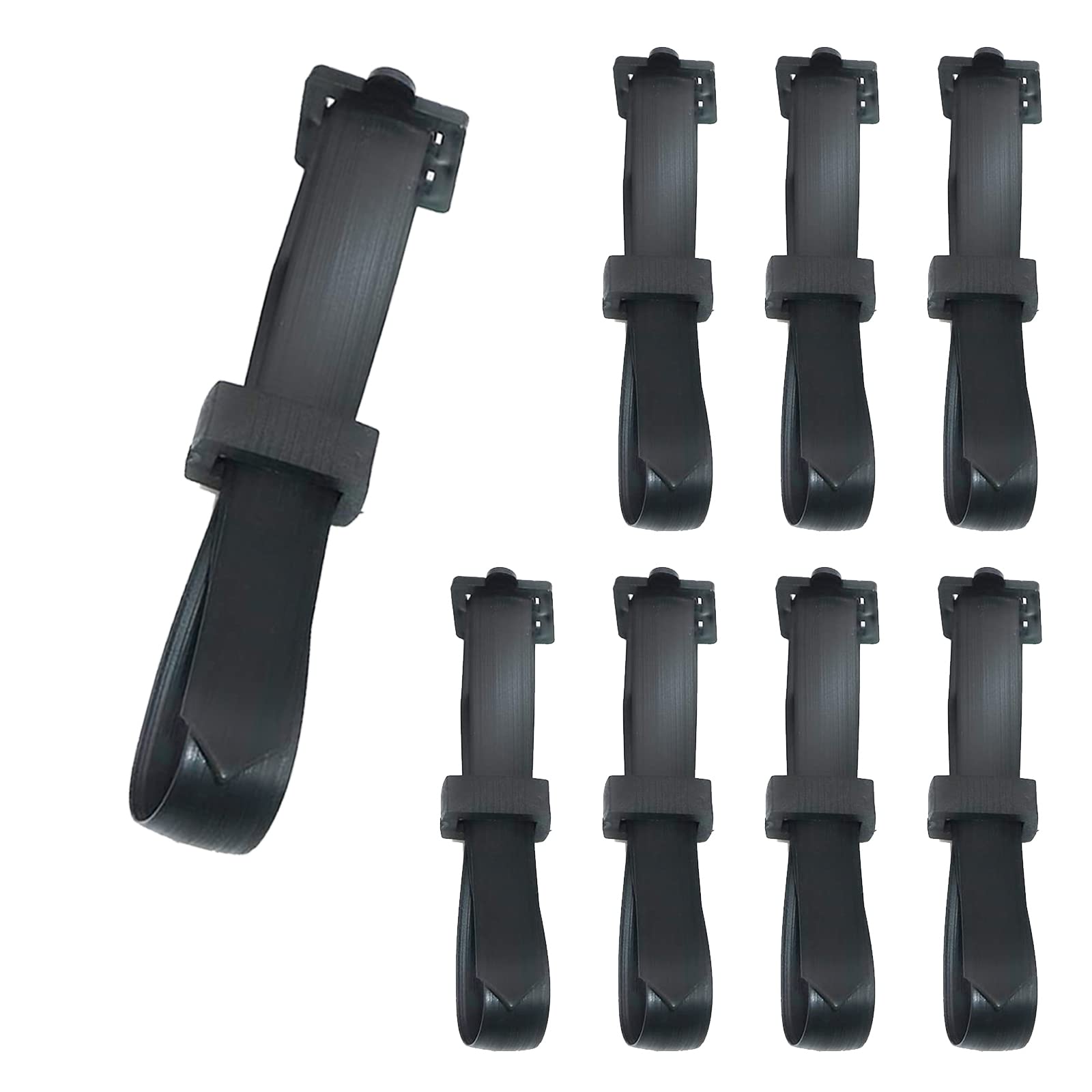 HHONGDU 8 Pcs(30x1.3cm) Tree Ties Straps Adjustable Tree Traps Heavy Duty Tree Ties with Buckle Lock for Support Tree Shrub