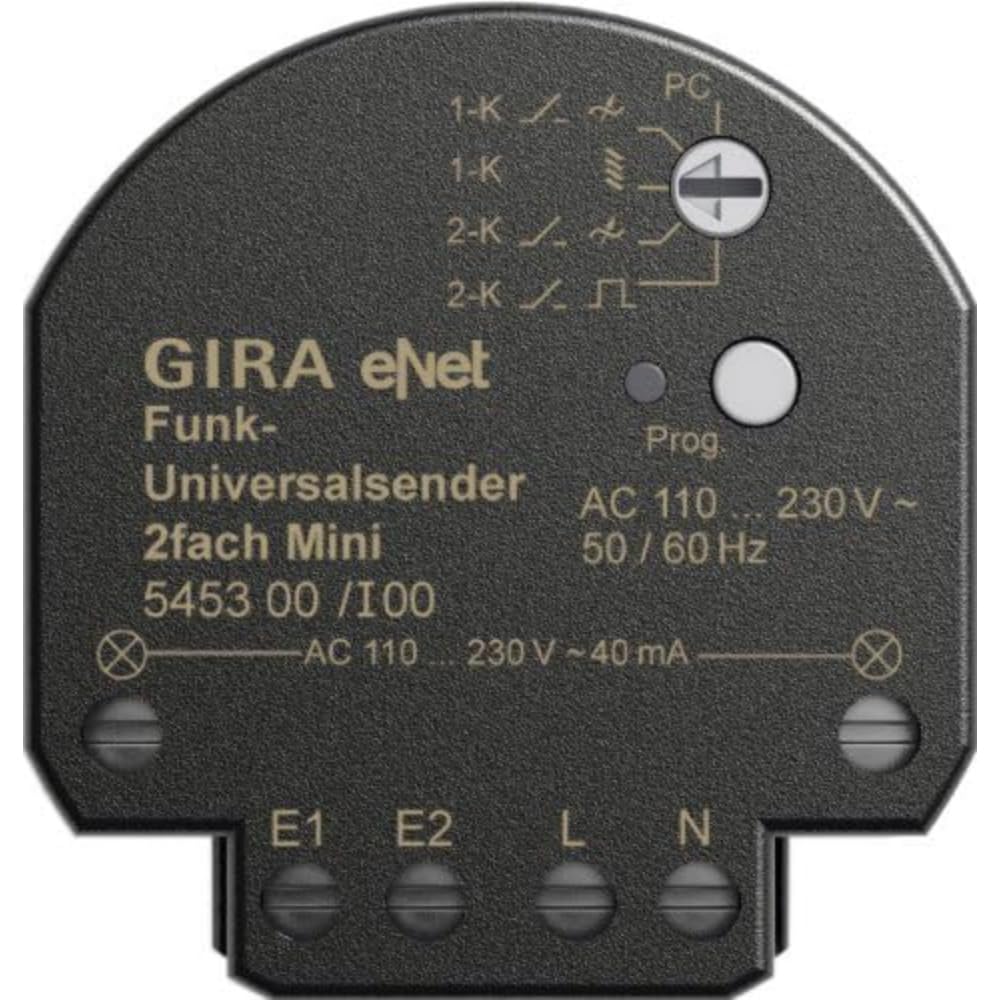 GIRA 545300 Wireless Universal Transmitter Mini Dual Enet