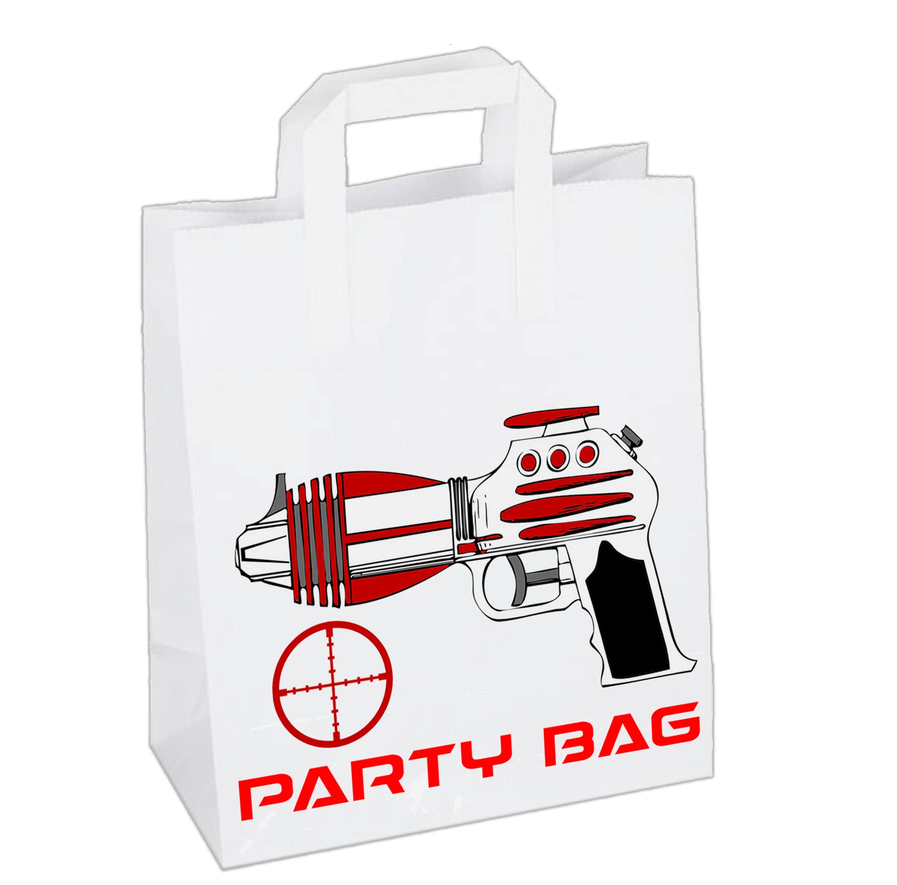 AK Giftshop Laser Tag Party Bags Goody Loot Treat Gift Bags (Pack of 6)