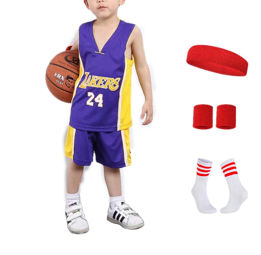 Niños Niñas Camisetas de Baloncesto Kobe Bryant, para Lakers ...