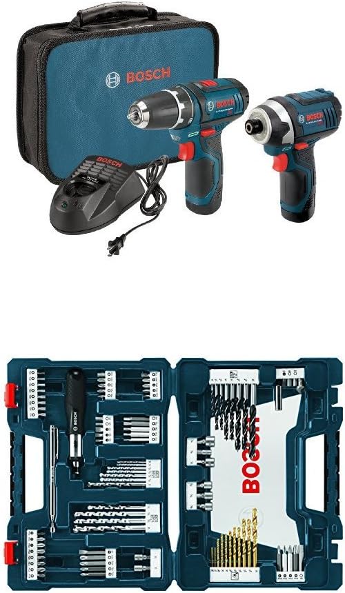Bosch Power Tools Drill Kit Clpk22 120 12 Volt Lithium Ion 2