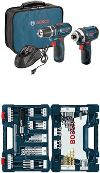 Bosch Power Tools Drill Kit Clpk22 120 12 Volt Lithium Ion 2