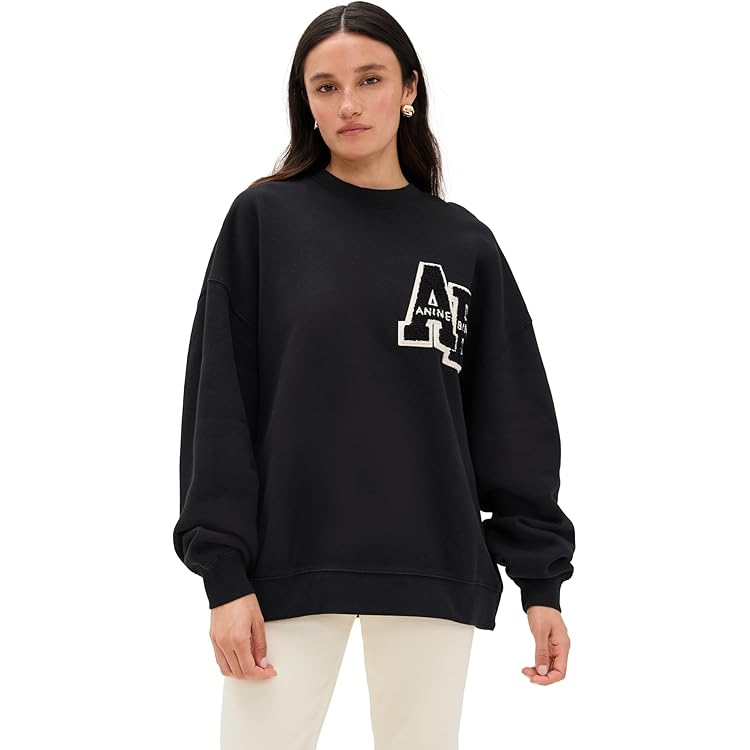 トップス ANINEBING JACISWEATSHIRTLYRICS Amazon.com: ANINE BING Women's Jay Sweatshirt Bing, Off